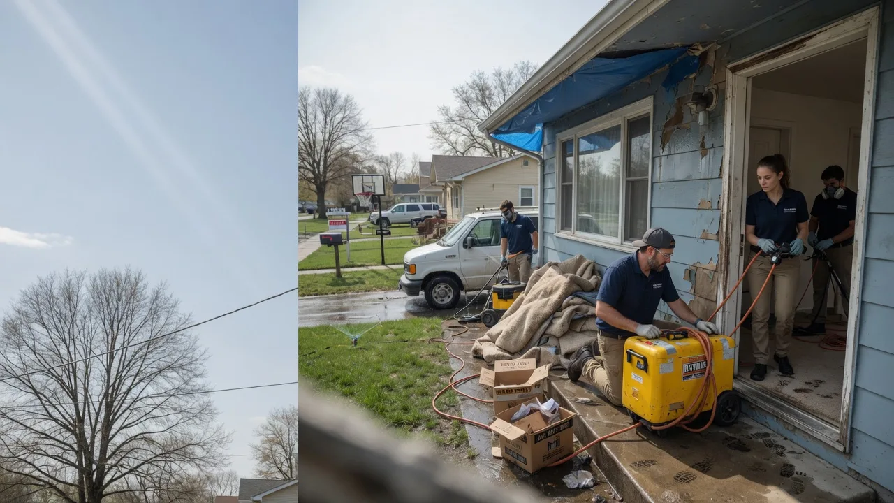 Basement Flood Cleanup in Genoa, WI near me